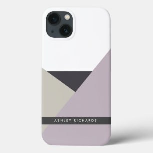 Althea Lilac Asbtract Personalised iPad Mini Case
