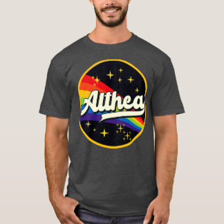Althea Rainbow In Space Vintage Style T-Shirt
