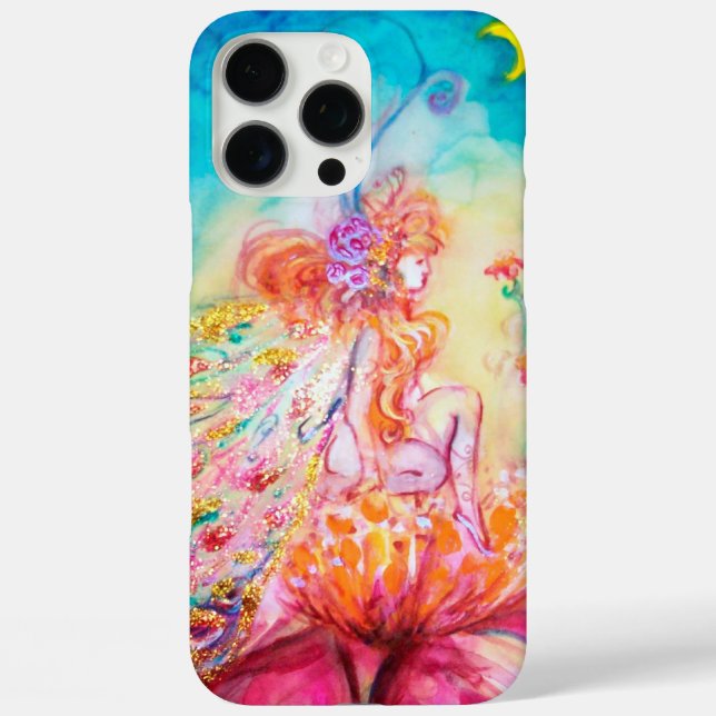 ALTHEA /Whimsical Fairy on the Pink Flower Case-Mate iPhone Case (Back)