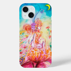 ALTHEA /Whimsical Fairy on the Pink Flower iPhone 15 Case