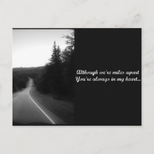 Although we're apart postcard