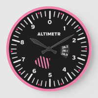 Altimetr Lady Pilot Aviation Geek