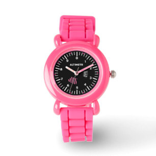 Altimetr Lady Pilot Aviation Geek Watch