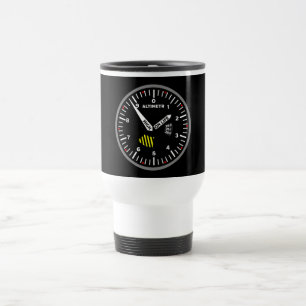 Altimetr Pilot Aviation Geek Travel Mug