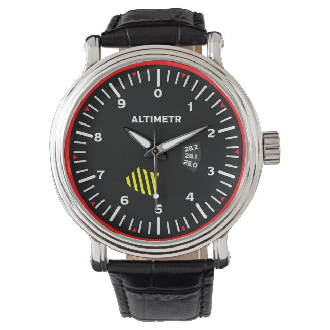 Altimetr Pilot Aviation Geek Watch (Front)