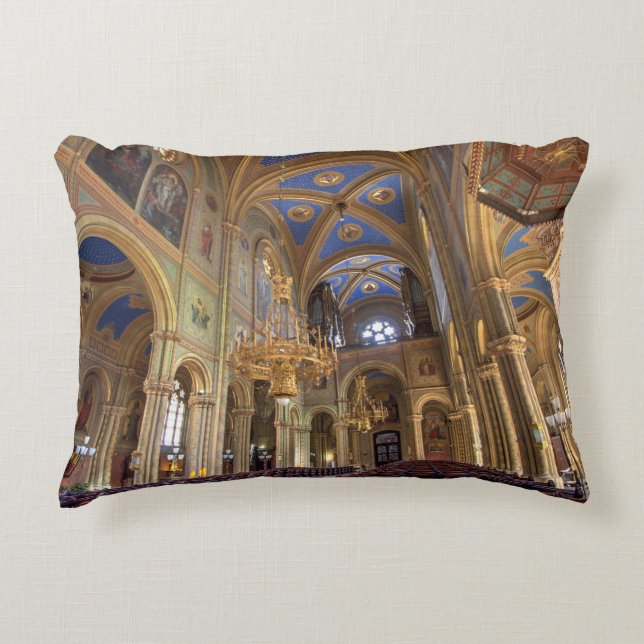 Altlerchenfelder Kirche Wien Österreich Decorative Cushion (Front)