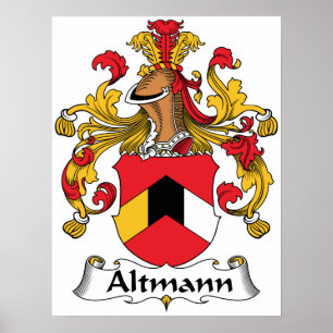 Altmann Family Crest Poster