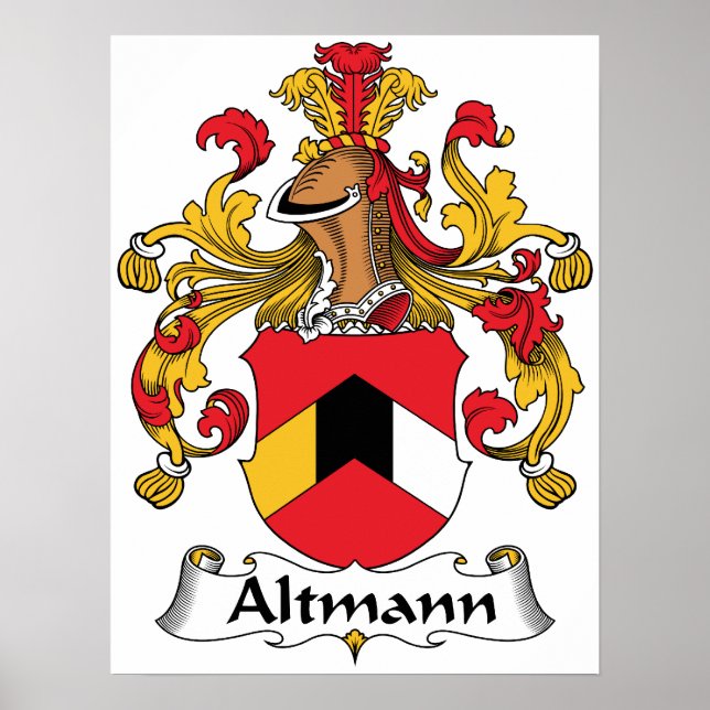 Altmann Family Crest Poster (Front)
