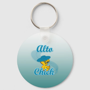 Alto Chick #3 Key Ring