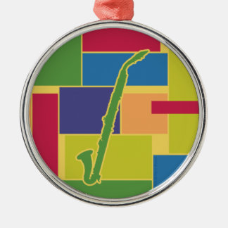 Alto Clarinet Colorblocks Ornament