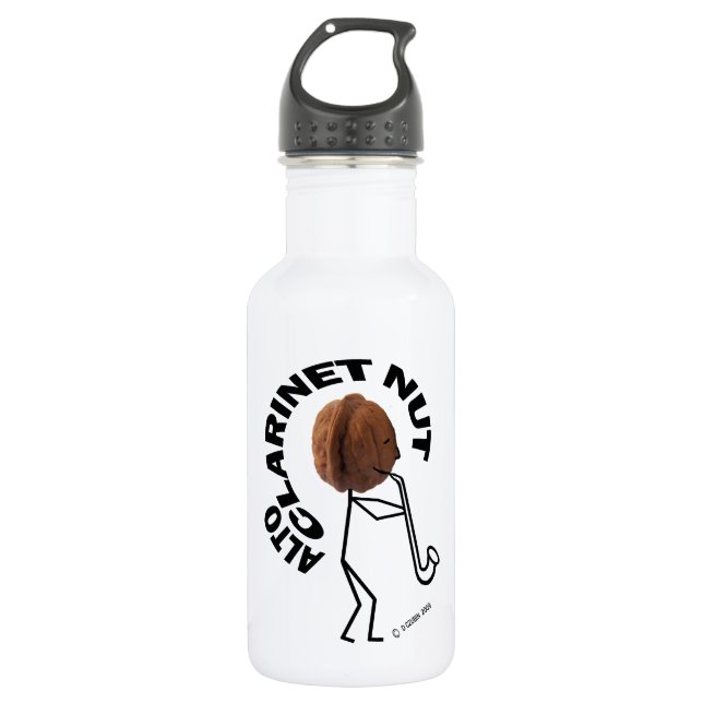 Alto Clarinet Nut! 532 Ml Water Bottle (Front)