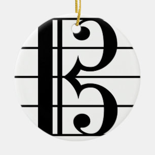 Alto Clef Ceramic Tree Decoration