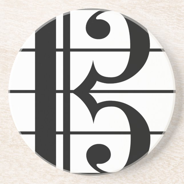 Alto Clef Coaster (Front)