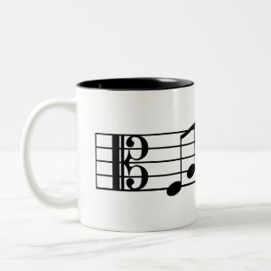 Alto Clef Fab Dad Coffee Mug Music Notes