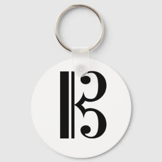 Alto Clef Key Ring