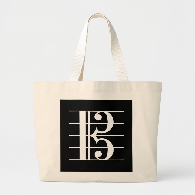 Alto Clef Large Tote Bag (Front)