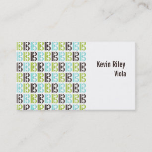 Alto Clef Music Business Card