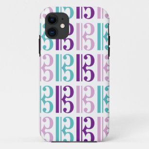 Alto Clef - Purple and Teal iPhone 11 Case
