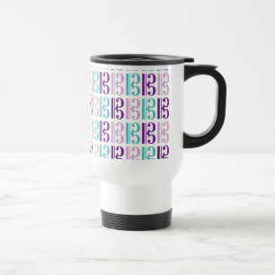 Alto Clef - Purple and Teal Travel Mug