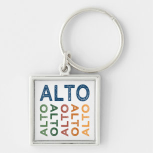 Alto Colourful Key Ring