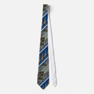 Alto Saxophone Tie with Art Noveau Pattern