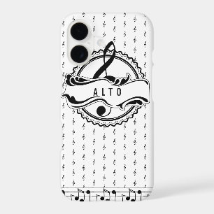 Alto Singer Musical Note Phone Case