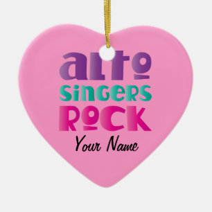 Alto Singers Rock Choir Music Ornament Gift