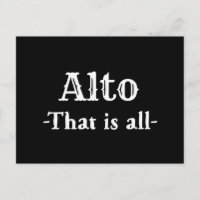 Alto That Is All Funny Music