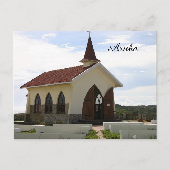 Alto Vista Chapel in Aruba Postcard (Front)