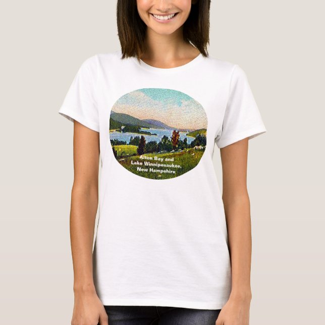 Alton Bay and Lake Winnipesaukee, New Hampshire T-Shirt (Front)
