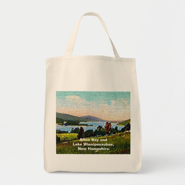 Alton Bay and Lake Winnipesaukee, New Hampshire Tote Bag (Front)
