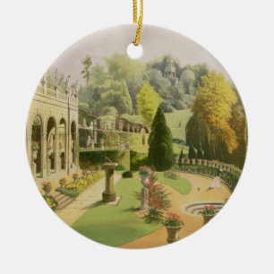 Alton Gardens, from 'The Gardens of England', 1857 Ceramic Tree Decoration