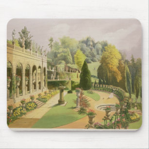 Alton Gardens, from 'The Gardens of England', 1857 Mouse Mat