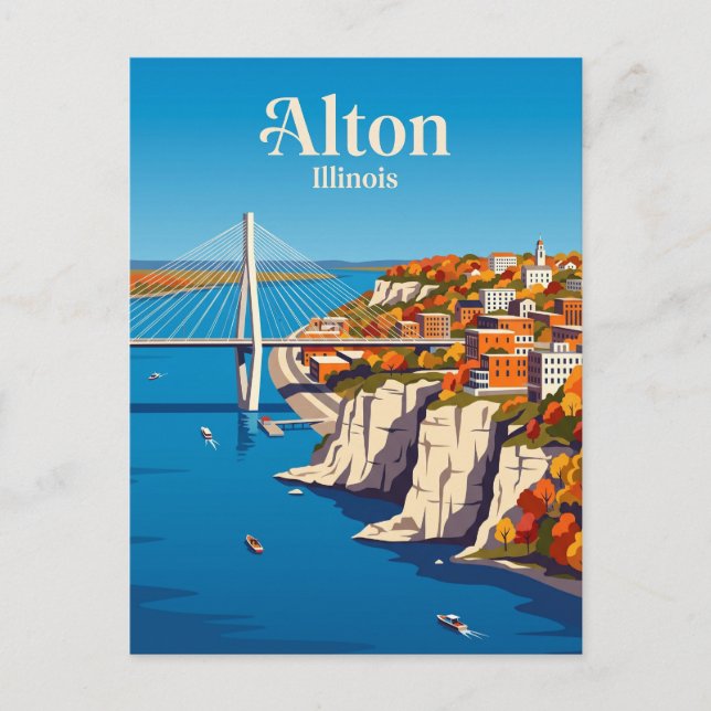 Alton Illinois Postcard (Front)