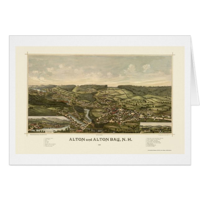 Alton, NH Panoramic Map - 1888 (Front Horizontal)