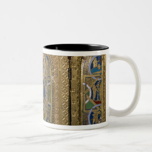Alton Towers Triptych, c.1150 Two-Tone Coffee Mug