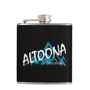 Altoona Pennsylvania Mountains Hip Flask