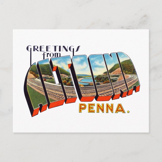 Altoona Pennsylvania Postcard (Front)