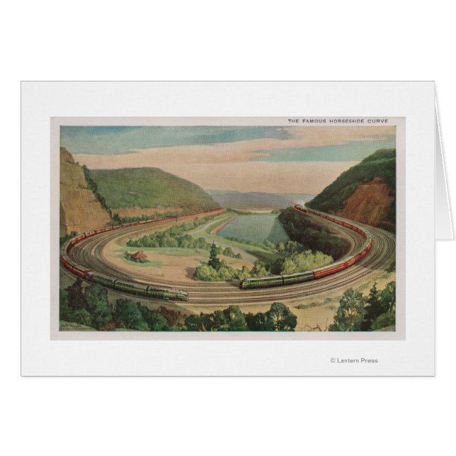 Altoona, Pennsylvania, The Famous Horseshoe Curv (Front Horizontal)