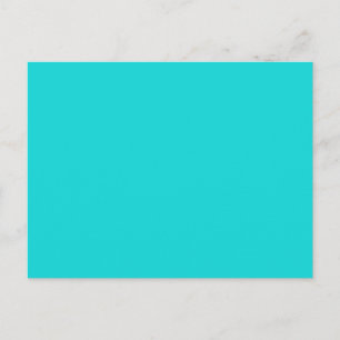 Altruistically Invaluable Turquoise Blue Colour Postcard