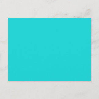 Altruistically Invaluable Turquoise Blue Colour Postcard