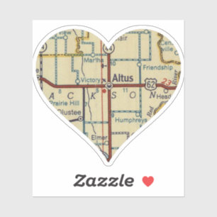 Altus OK Vintage Map