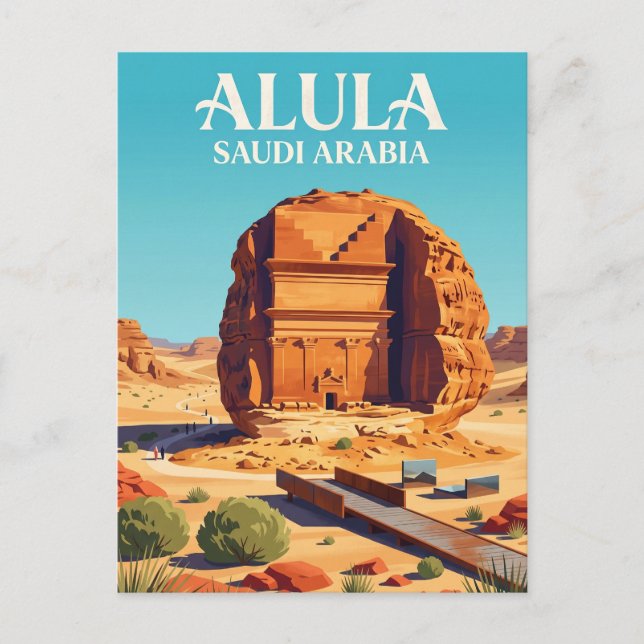AlUla Saudi Arabia Postcard (Front)