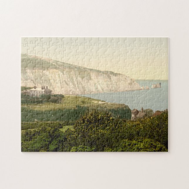 Alum Bay, Isle of Wight, England Jigsaw Puzzle (Horizontal)