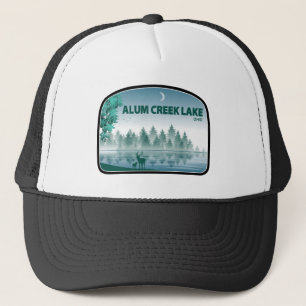 Alum Creek Lake Ohio Deer Trucker Hat