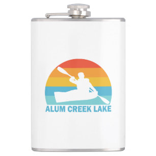 Alum Creek Lake Ohio Kayak Hip Flask