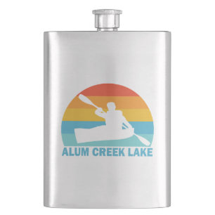 Alum Creek Lake Ohio Kayak Hip Flask