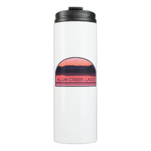 Alum Creek Lake Ohio Red Sunrise Thermal Tumbler