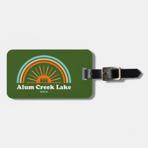 Alum Creek Lake Rainbow Luggage Tag