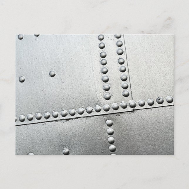 Aluminium Aircraft Skin Vintage Postcard (Front)